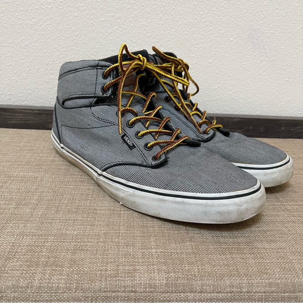 Mens vans high tops gray size 12
